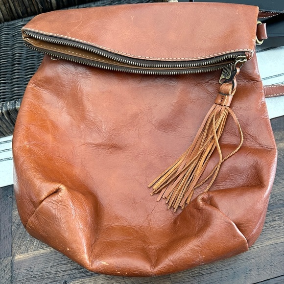 Patricia Nash Brown Leather Backpack